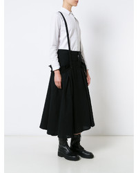 Y's Pleated Midi Skirt