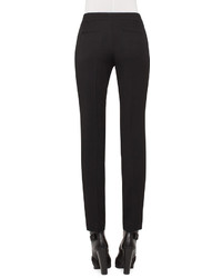 Akris Punto Pleated Front Tapered Pants Black