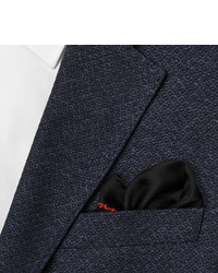 Givenchy Logo Embroidered Silk Pocket Square