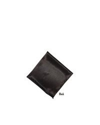 TheDapperTie Solid 17 X 17 Inch Pocket Square Black
