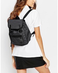 Fred Perry Backpack In Polka Dot Canvas