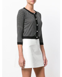 Twin-Set Cropped Polka Dot Cardigan