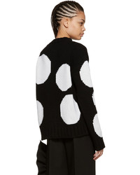 MSGM Black Polka Dot Sweater