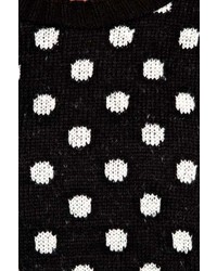 Boohoo Zoe Crop Spotted Soft Knit Jumper