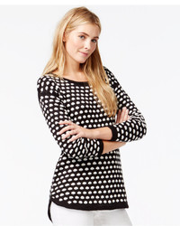 Maison Jules Polka Dot Pullover Sweater Only At Macys