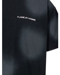 Flaneur Homme Dotted Logo Print T Shirt