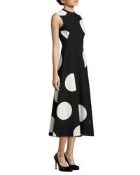 LK Bennett Lk Bennett Marlin Polka Dot Midi Dress