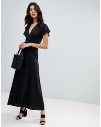 French Connection Polka Maxi Wrap Dress
