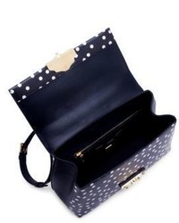 Dolce & Gabbana Lucia Polka Dot Leather Bag