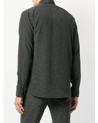 Saint Laurent Fine Polka Dot Shirt