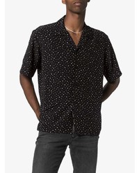Saint Laurent Spotted Bowling Style Shirt