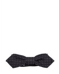 Dolce & Gabbana Polka Dots Stretch Silk Twill Bow Tie