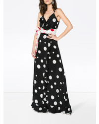 Racil Geisha Polka Dot Silk Dress