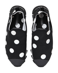 Dolce & Gabbana 30mm Polka Dot Neoprene Slip On Sneakers