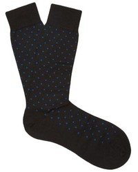 Pantherella Hackney Polka Dot Wool Blend Socks