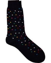 Richard James Multicolor Polka Dot Socks