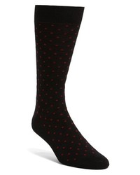 Pantherella Hackney Dot Socks Black One Size