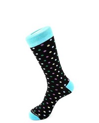 Unsimply Stitched Modern Polka Dot Socks Black