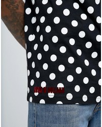 House of Holland X Umbro T Shirt With All Over Polka Dots