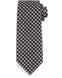 Tom Ford Large Dot Patterned Tie Black