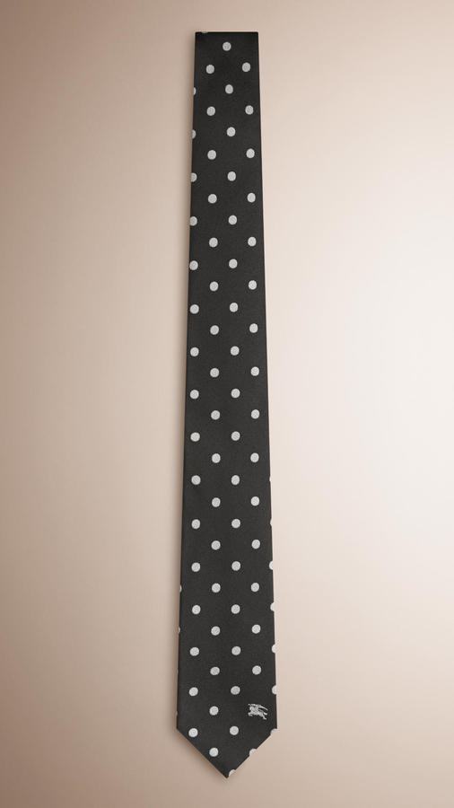 Burberry polka dot tie on sale