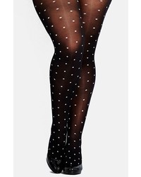 City Chic Spotted Tights