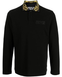 VERSACE JEANS COUTURE Baroque Collar Polo Shirt