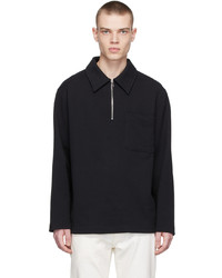 Schnayderman's Black Half Zip Sweatshirt