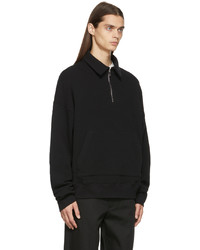 Nahmias Black Quarter Zip Sweater