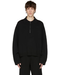 A Personal Note Black Wool Sweater