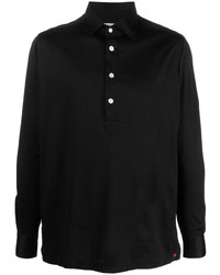 Kiton Button Up Cotton Polo Shirt