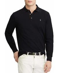 Polo Ralph Lauren Classic Fit Stretch Mesh Long Sleeve Polo Shirt