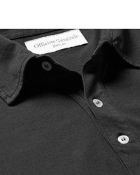 Officine Generale Cotton Jersey Polo Shirt