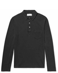 Officine Generale Cotton Jersey Polo Shirt