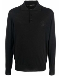 Billionaire Embroidered Logo Knitted Polo Shirt