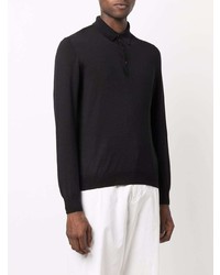 Tagliatore Fine Knit Polo Collar Jumper