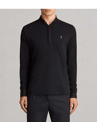 AllSaints Grail Long Sleeve Polo Shirt