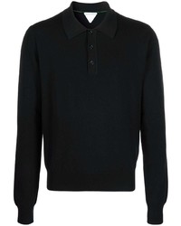 Bottega Veneta Knitted Long Sleeve Polo Shirt