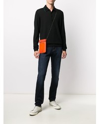 PS Paul Smith Knitted Long Sleeved Polo Shirt