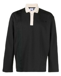 adidas Long Sleeve Cotton Polo Shirt