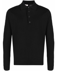 Low Brand Long Sleeve Merino Polo Shirt