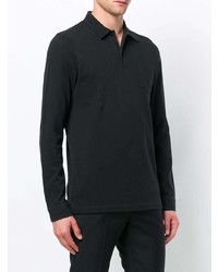 Sunspel Long Sleeve Polo Shirt