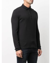 Majestic Filatures Long Sleeved Jersey Polo Shirt