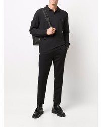 Calvin Klein Long Sleeved Organic Cotton Polo Shirt