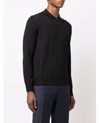 Canali Long Sleeved Polo Shirt