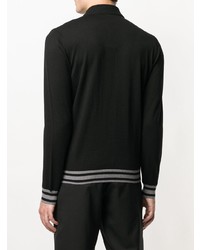 Dirk Bikkembergs Panelled Polo Sweater