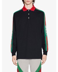 Gucci Web Stripe Detail Polo Shirt