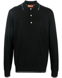 Missoni Zigzag Long Sleeve Polo Shirt