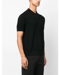 Emporio Armani 3d Knit Cotton Polo Shirt