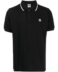 AAPE BY A BATHING APE Aape By A Bathing Ape Ape Head Embroidered Polo Shirt